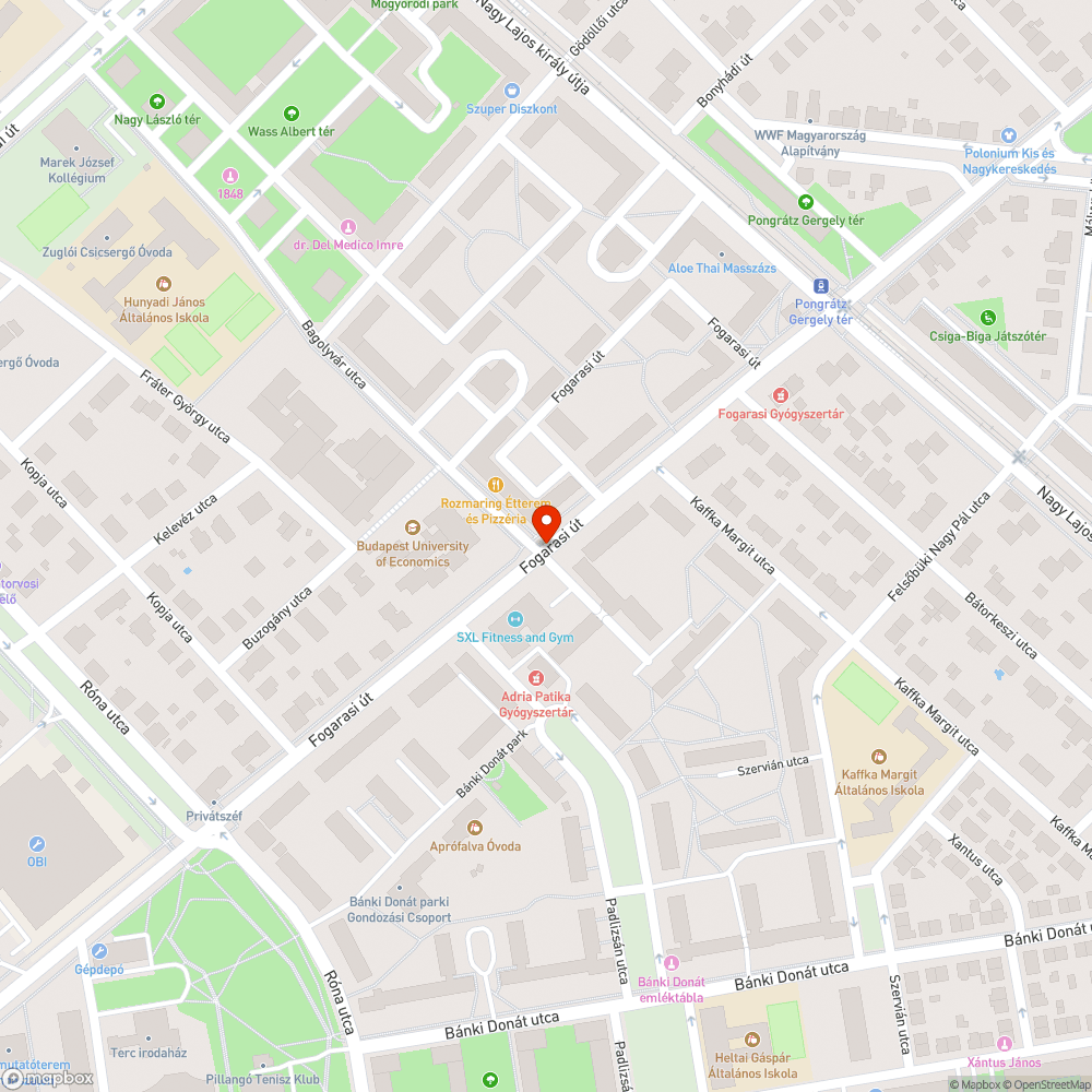 Esőzéskor nagy pocsolya a zebrán bejelentés helye