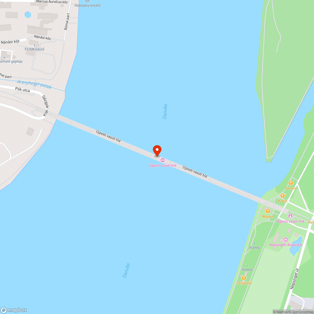 Újpesti vasúti hídon több lámpa nem világít bejelentés helye