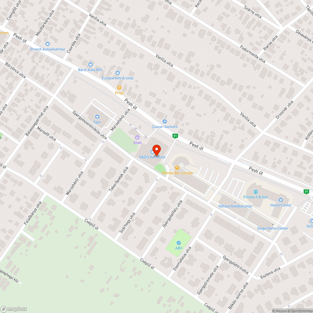 Elefántos játszótér bejelentés helye