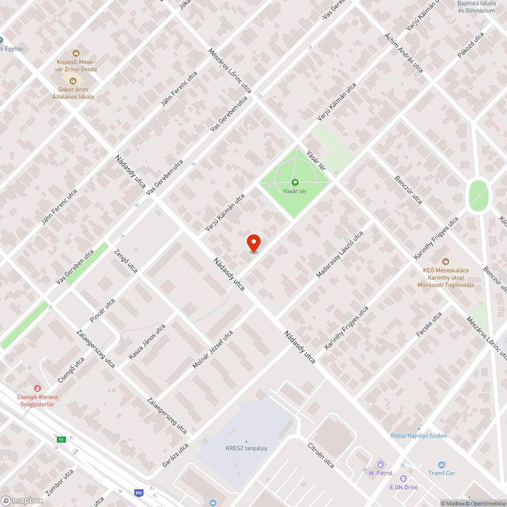 Hatalmas kátyú bejelentés helye