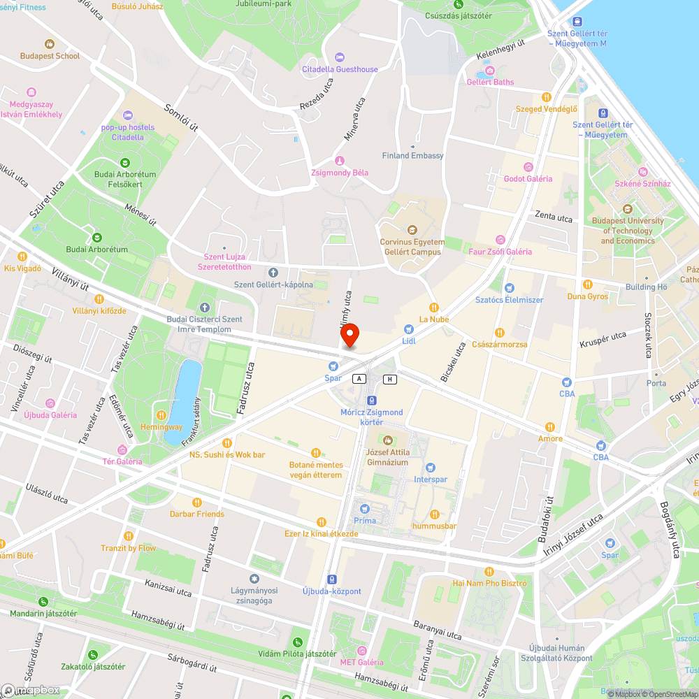 Kiáll a járdából bejelentés helye