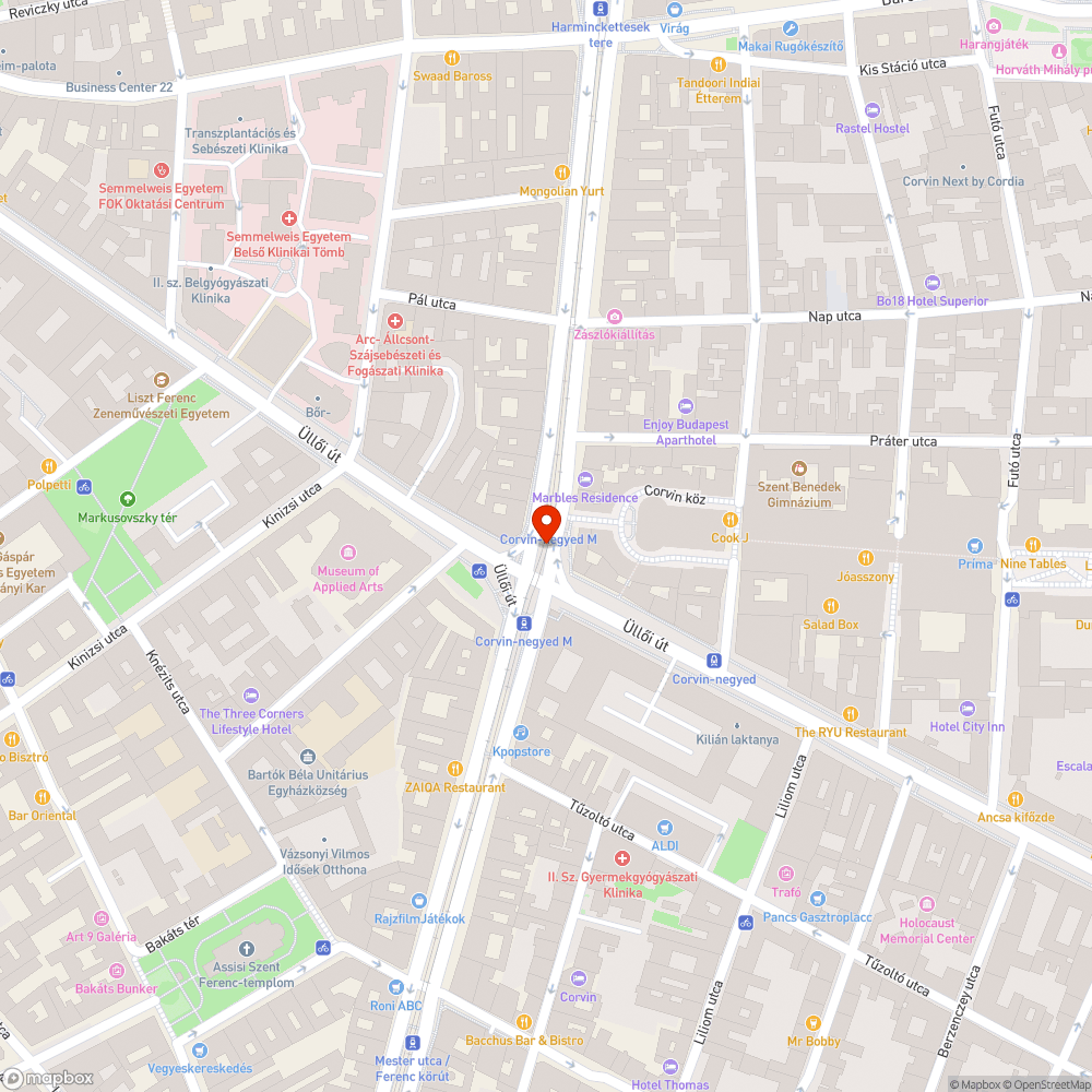 Beázik a Corvin negyed aluljáró egy része bejelentés helye