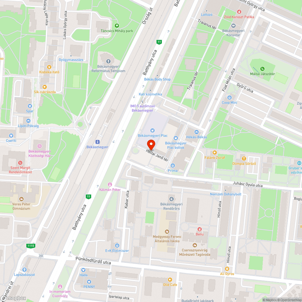 Szemetes bejelentés helye