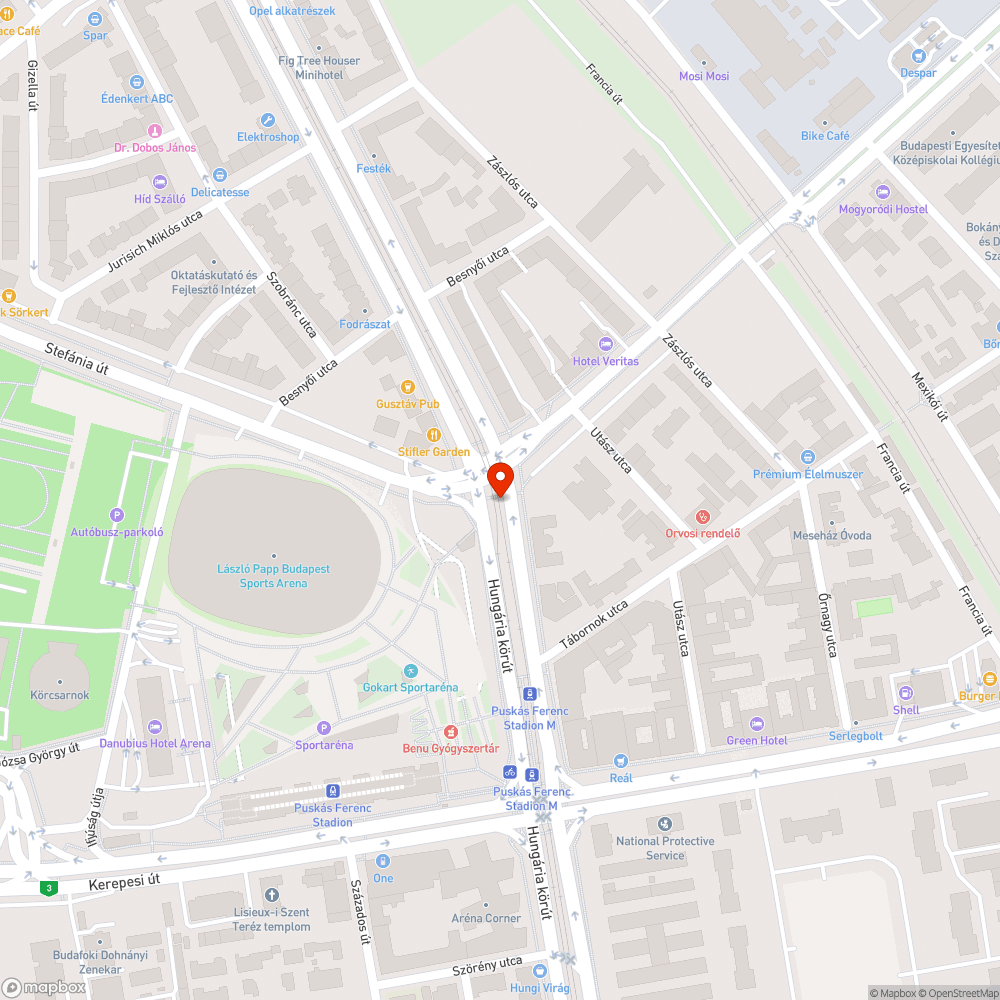 Villamos megálló erősen szennyezett bejelentés helye