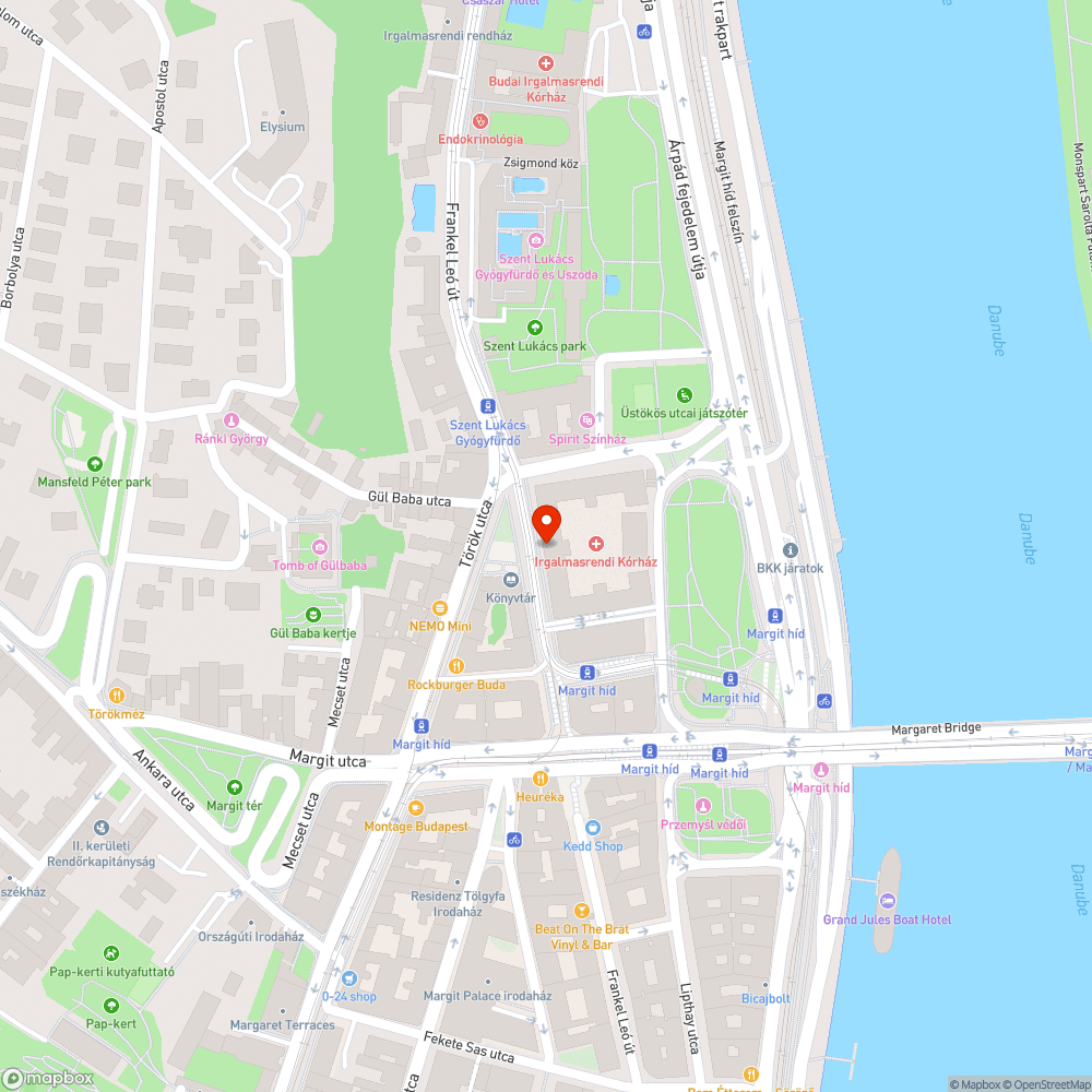 Zászlók kihelyezése - Budai Irgalmasrendi Kórház bejelentés helye