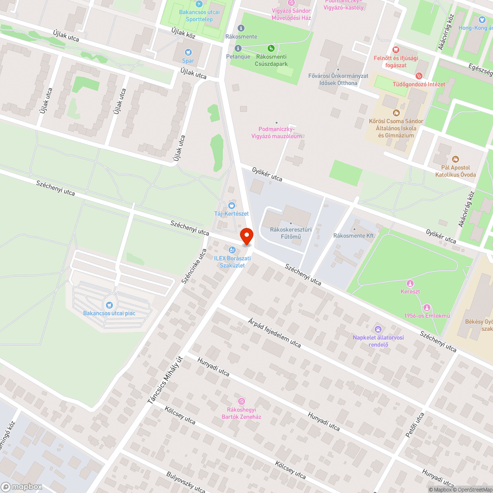 Áll a víz bejelentés helye