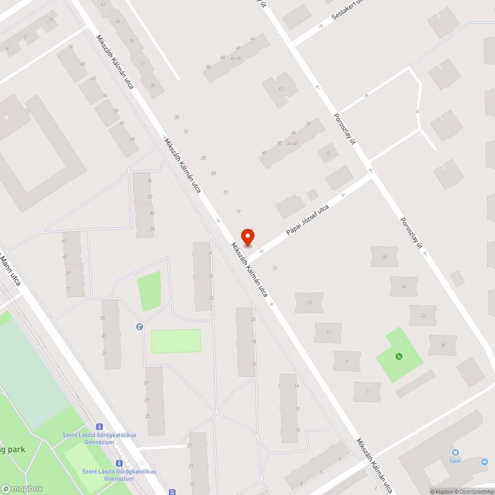 Elhagyott autó bejelentés helye