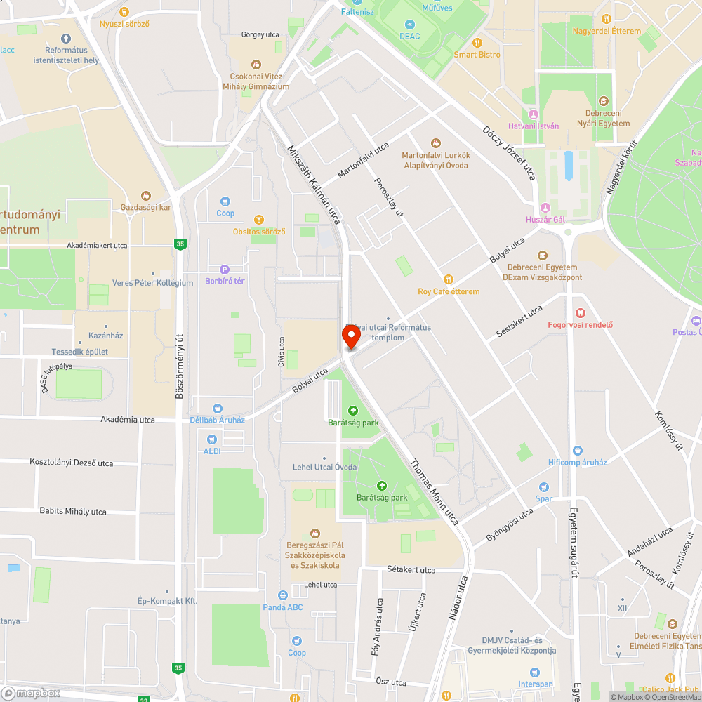 Eldugult csapadékvíznyelő bejelentés helye