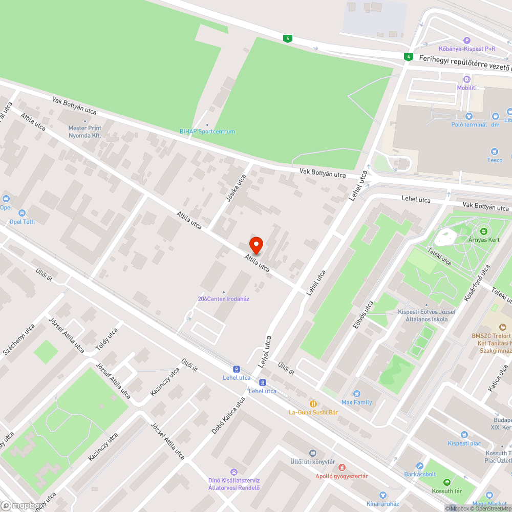 Illegális szemétlerakás bejelentés helye