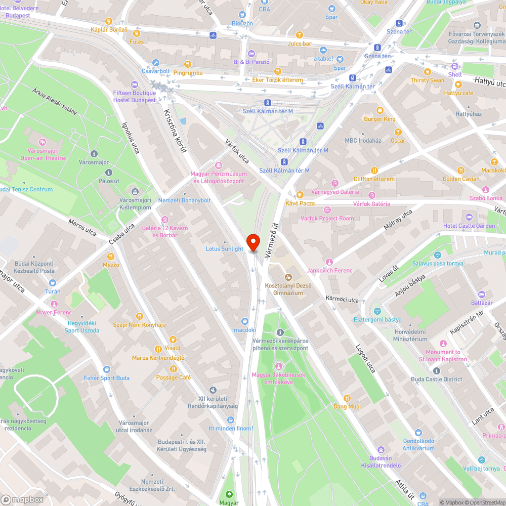 Megáll a víz bejelentés helye