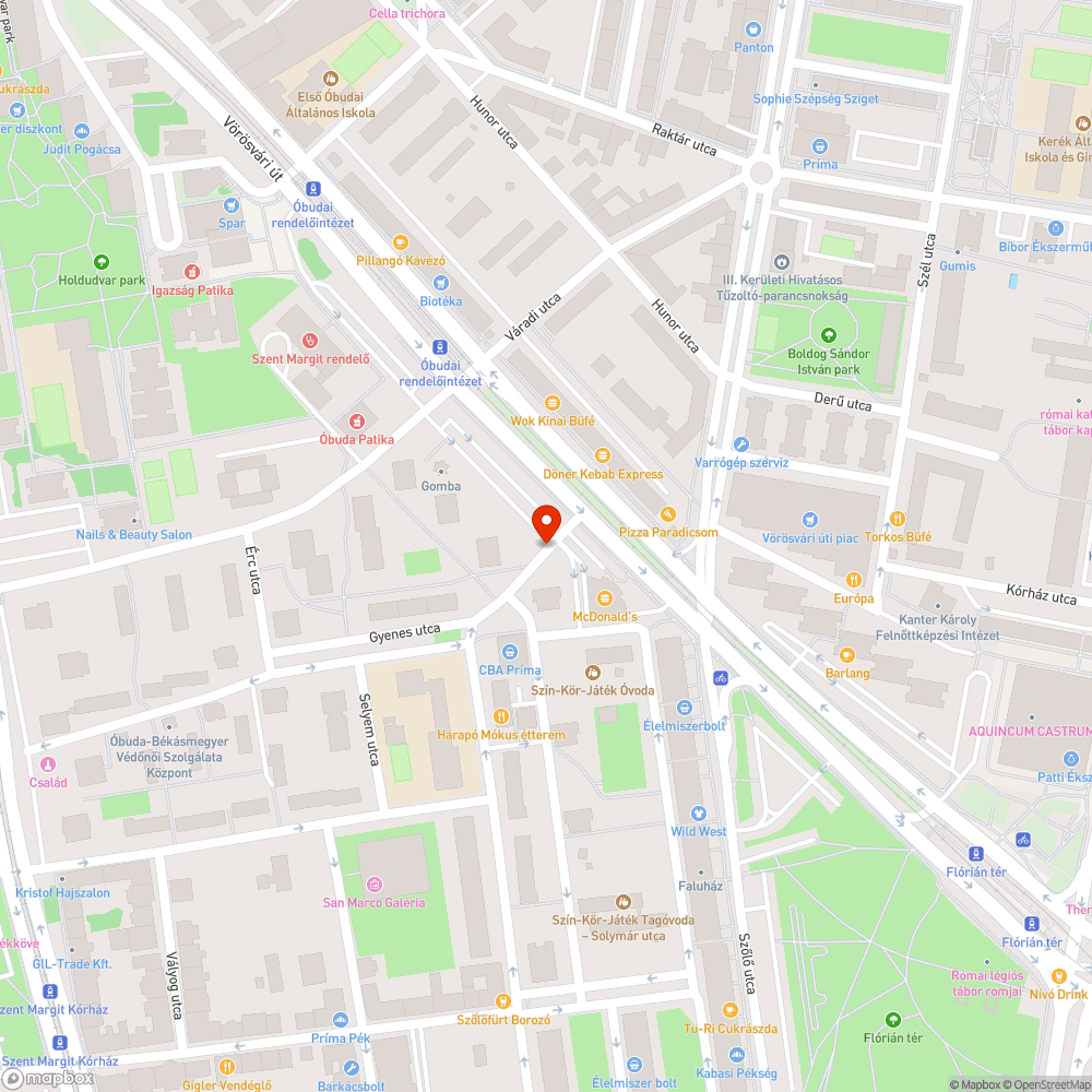 Eldugult víznyelő bejelentés helye