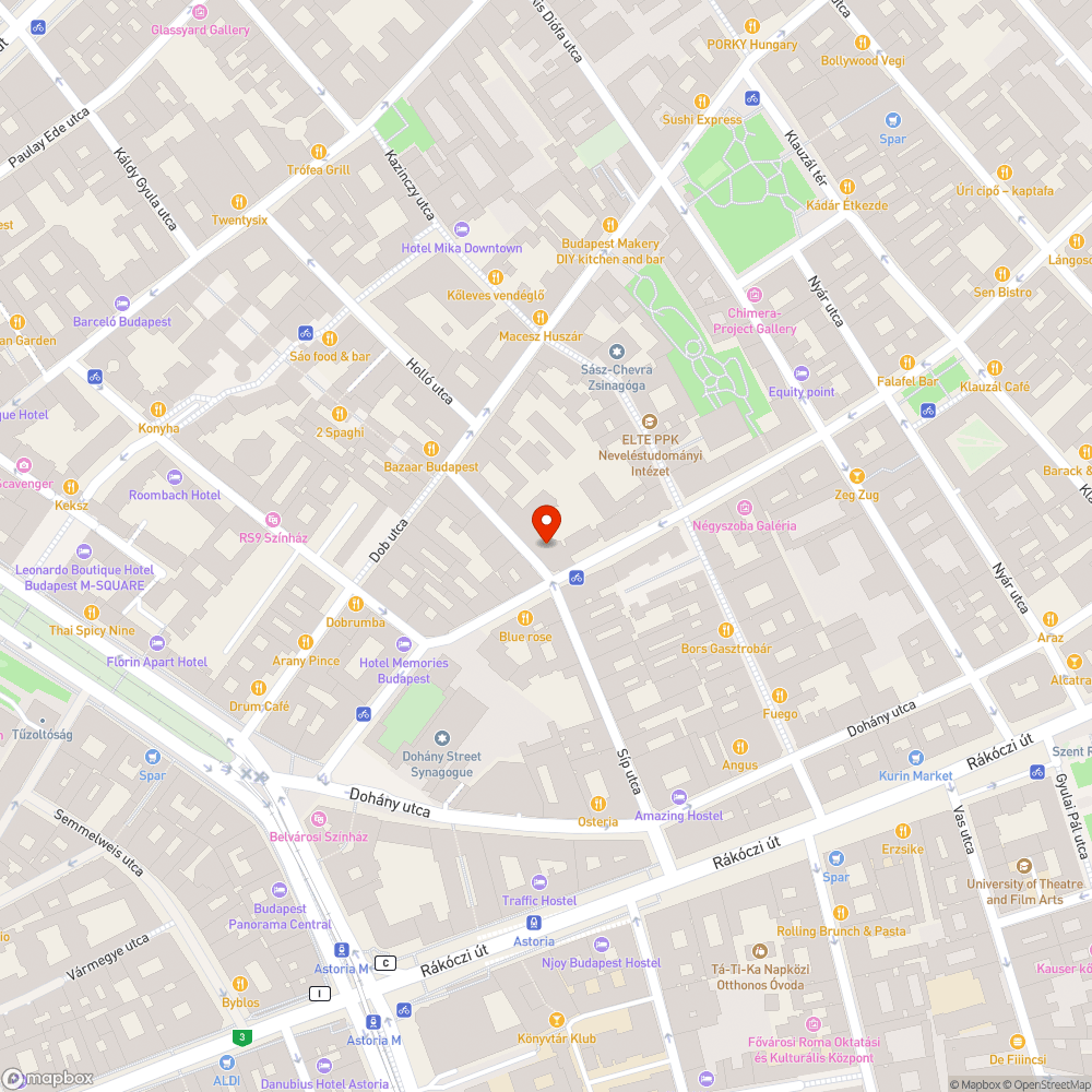 A tábla ferde bejelentés helye