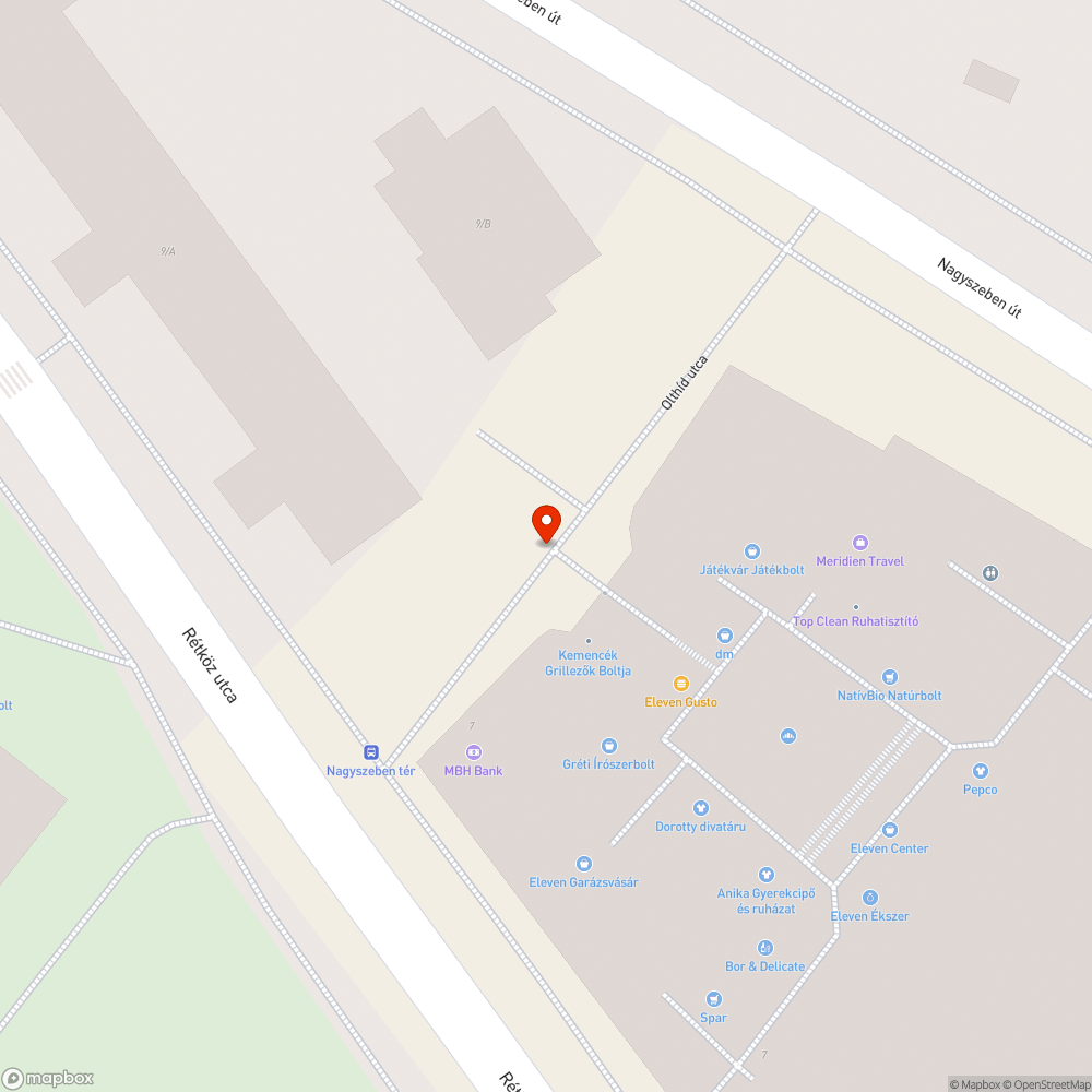 Gyorskötözős megoldás az Eleven centernél bejelentés helye