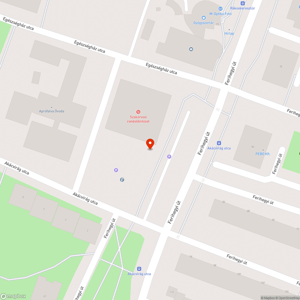 Lyukas fedlap bejelentés helye