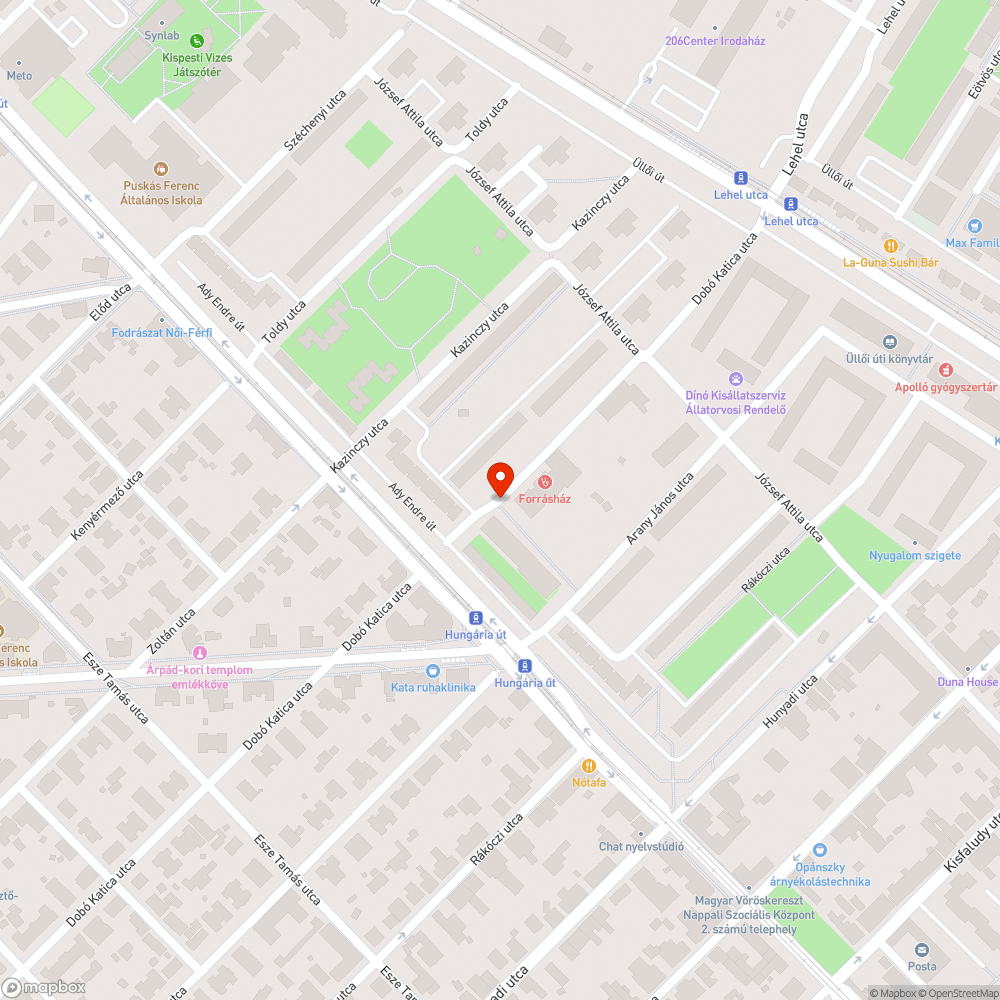 Botlásveszélyes fedlap bejelentés helye