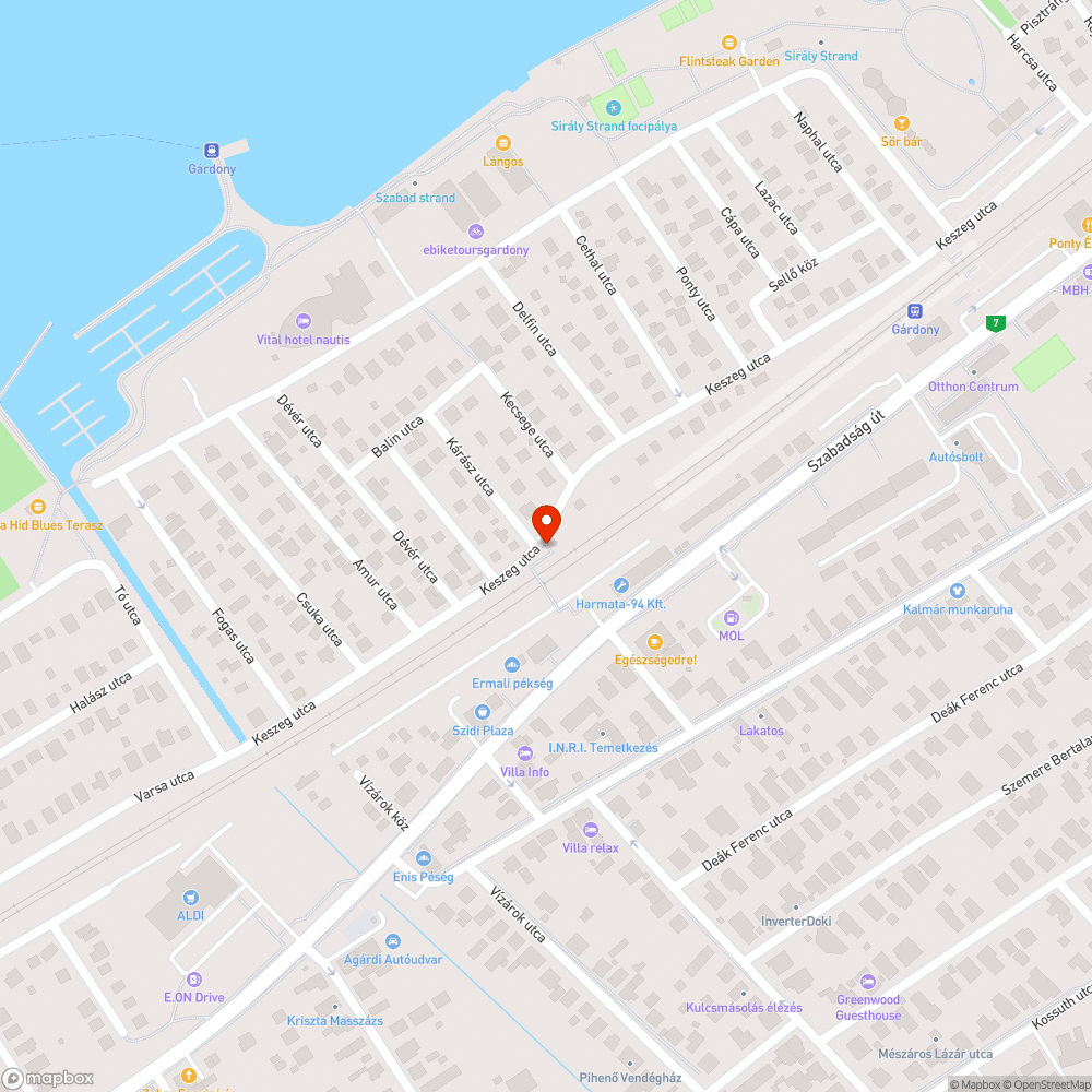 Illegális szemétlerakó bejelentés helye