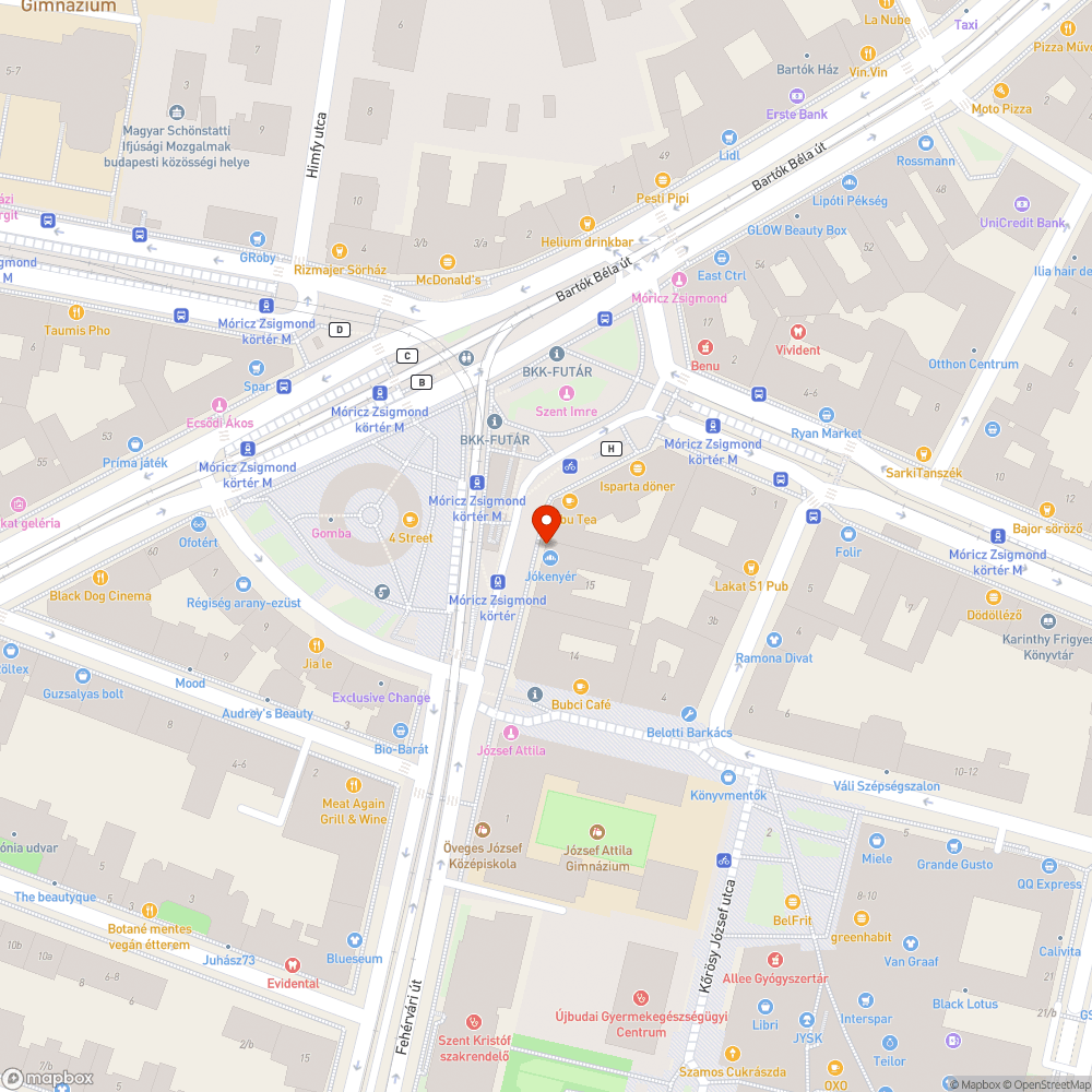 XI ker Móricz M4 megálló világításhiba bejelentés helye