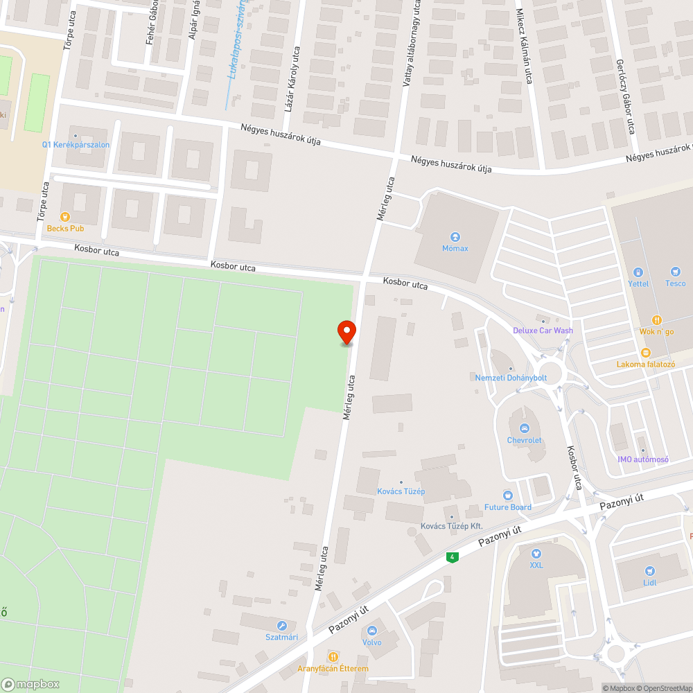 Szemetes utca bejelentés helye