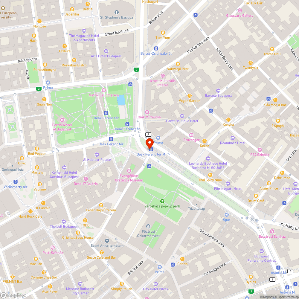 Doboz a semmiben bejelentés helye