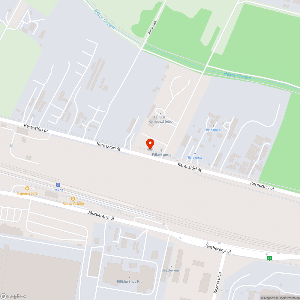 Gyalogos átkelő elkopott bejelentés helye