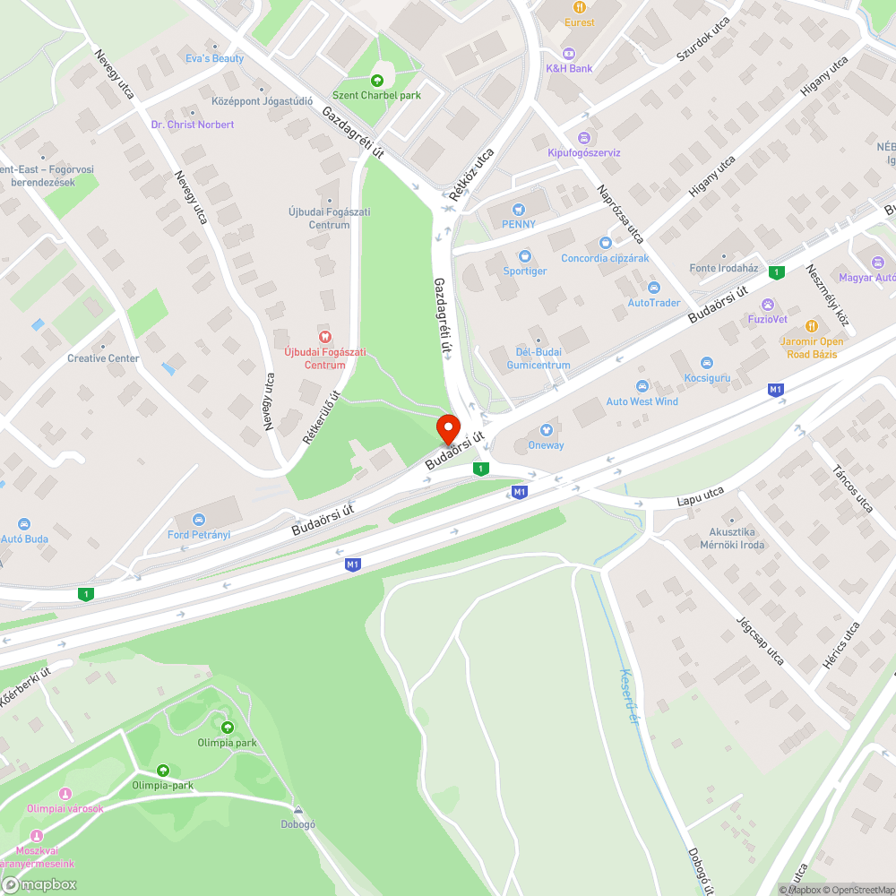 lerobbant autó bejelentés helye