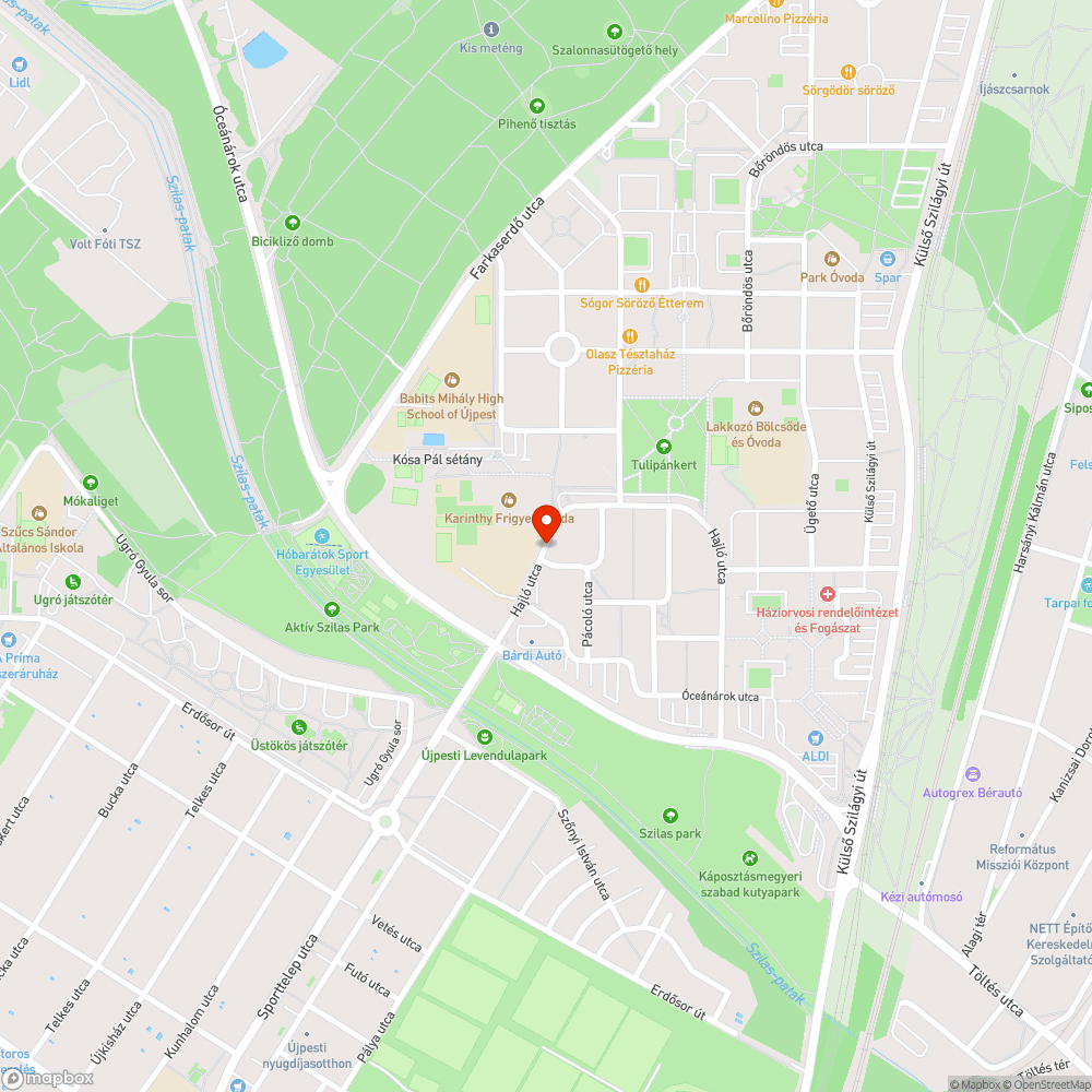 Lyuk a járdán bejelentés helye