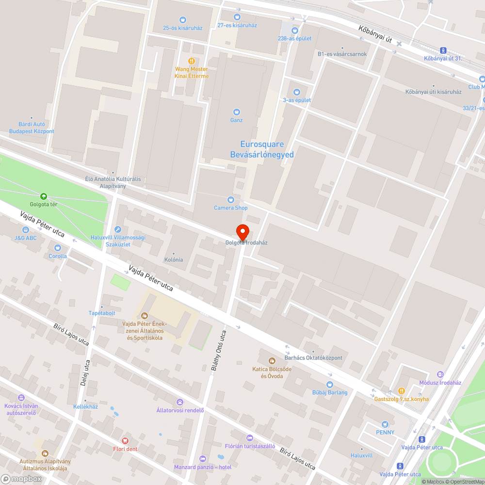 Arrébb tolt terelő ládák bejelentés helye