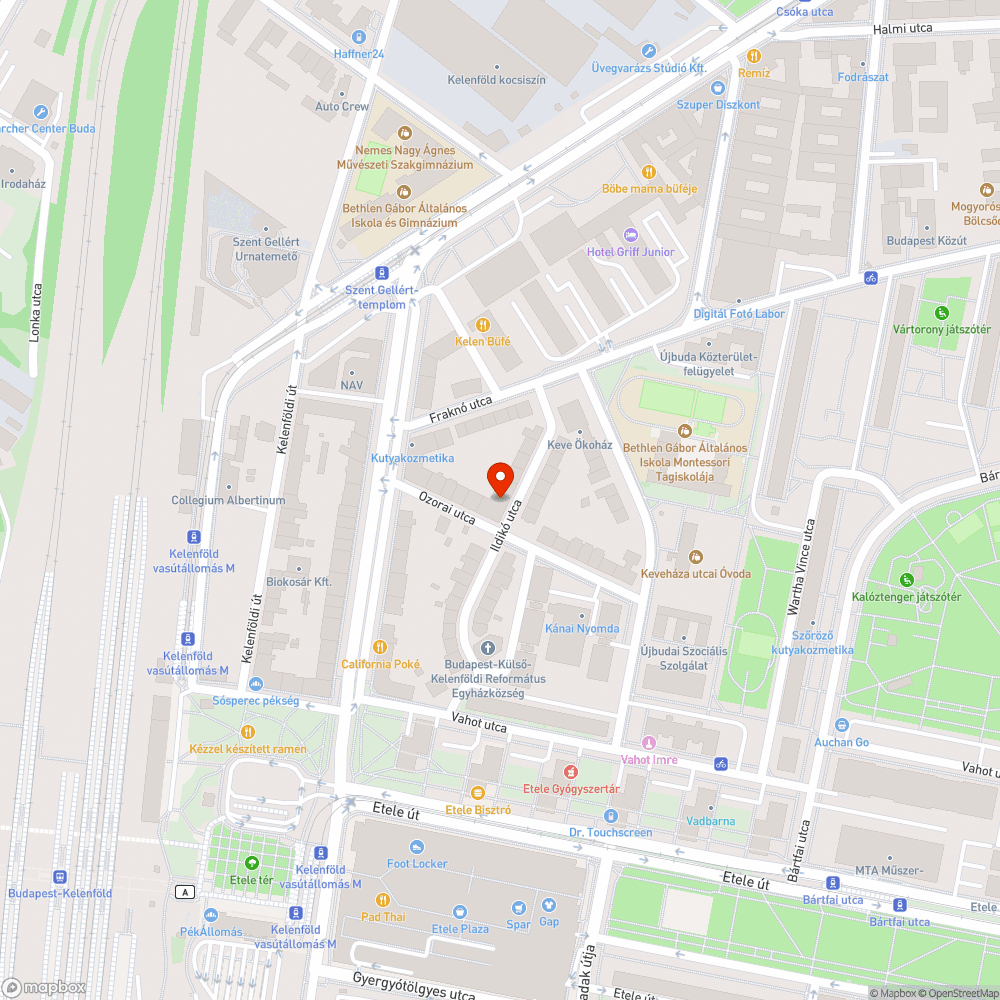 Megsüllyedt fedlap bejelentés helye