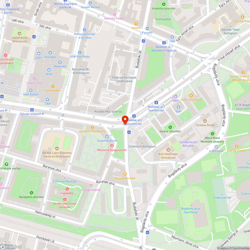 graffiti az utastérben 133E busz - NCA-474 bejelentés helye