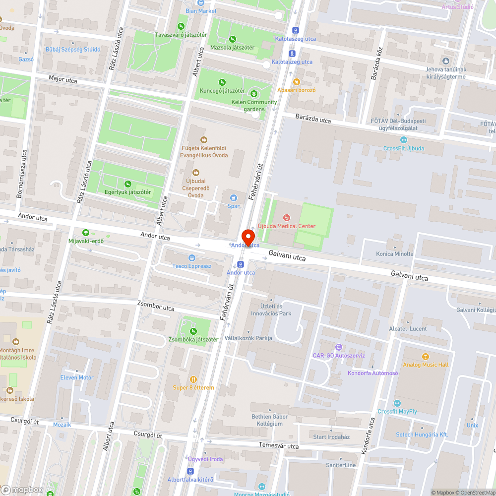 Jelző lámpa bejelentés helye