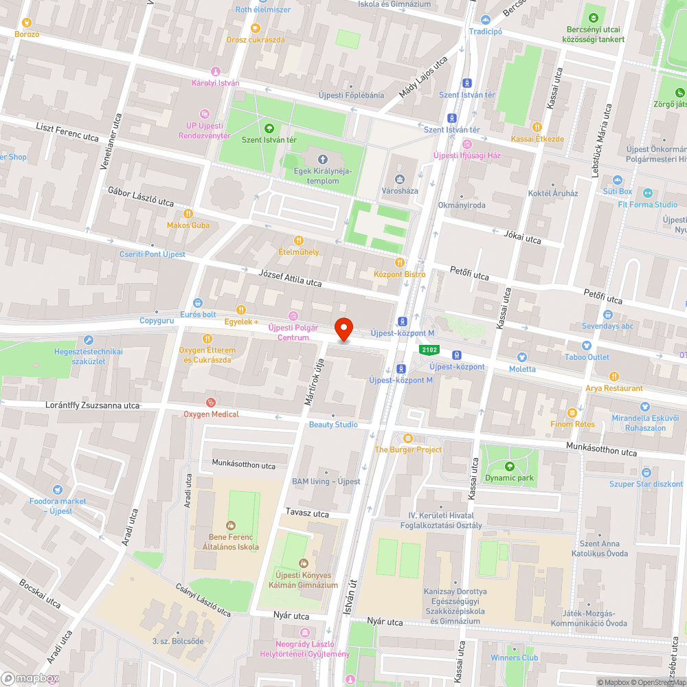 Galambtetem bejelentés helye