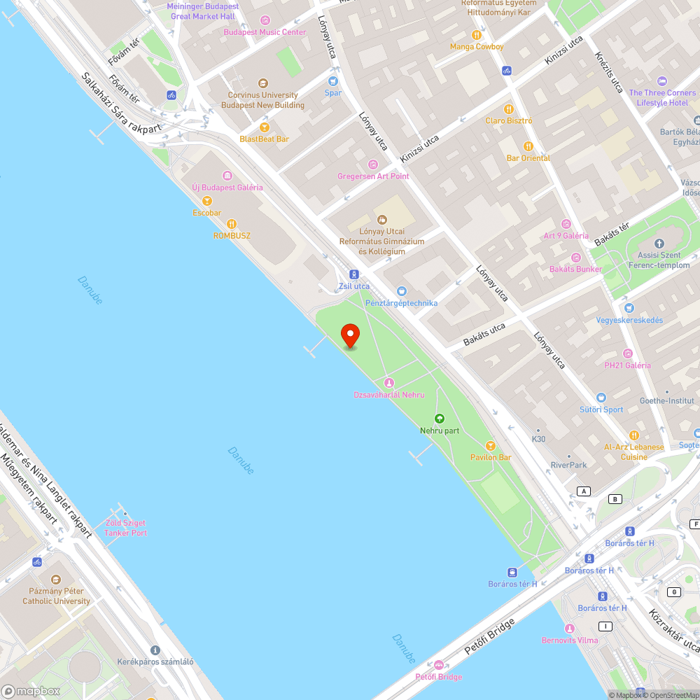 Gyülölködő grafiti bejelentés helye