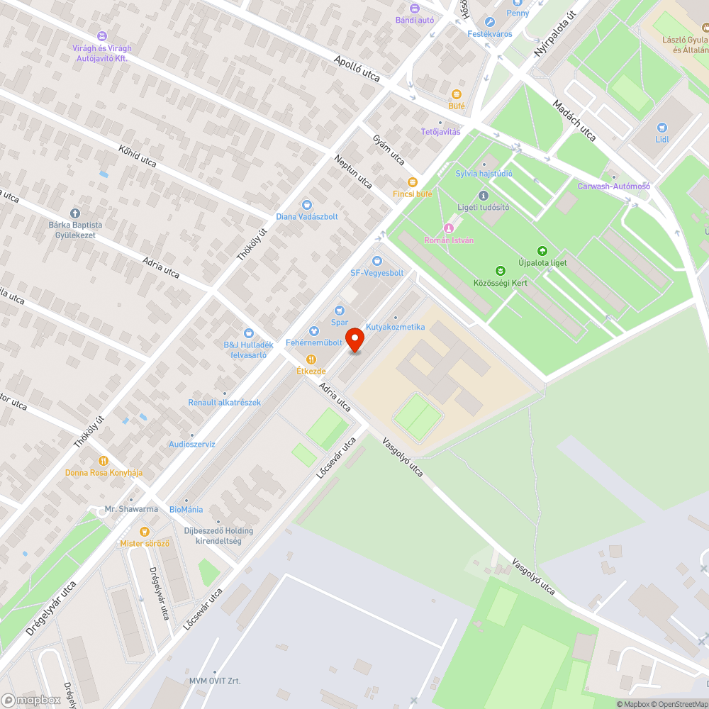 Fára akasztott bicikli bejelentés helye