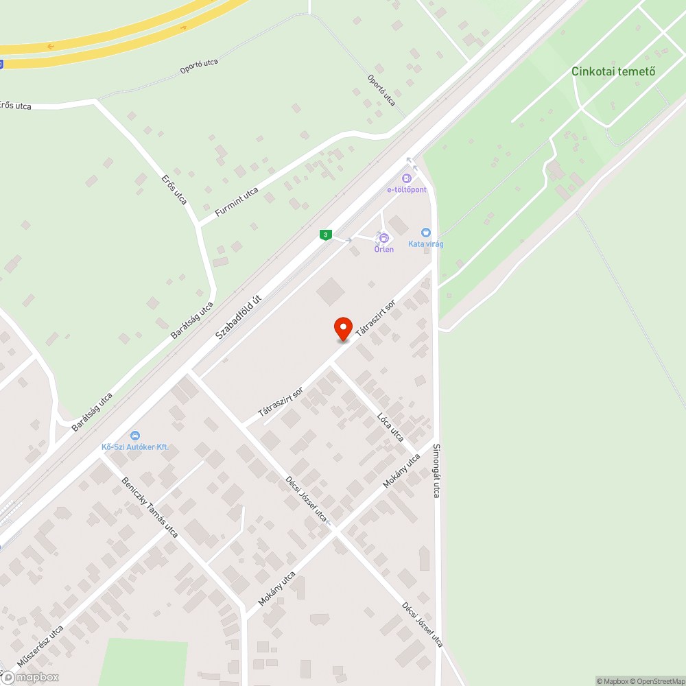 Kidőlt közlekedési tábla bejelentés helye