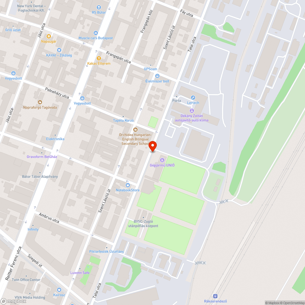 Rendszám nélküli roncs bejelentés helye