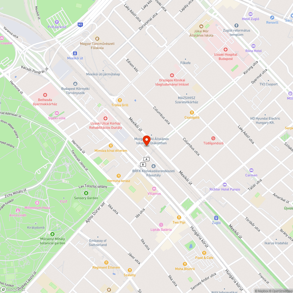 Szemét bejelentés helye