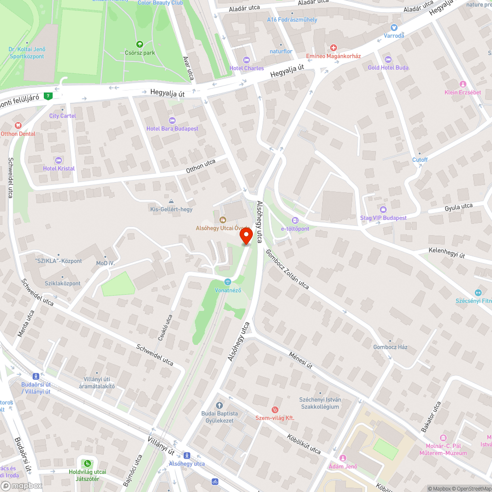 Elhagyott roncs a Csukló utcában bejelentés helye