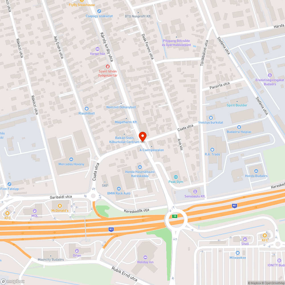 Hiányos közlekedési lámpa bejelentés helye