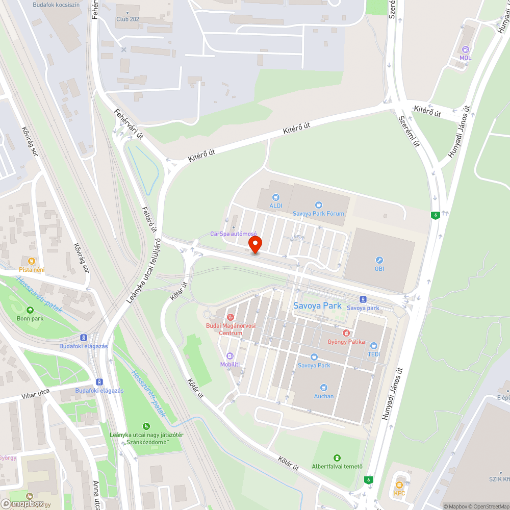 Szemetes terület bejelentés helye