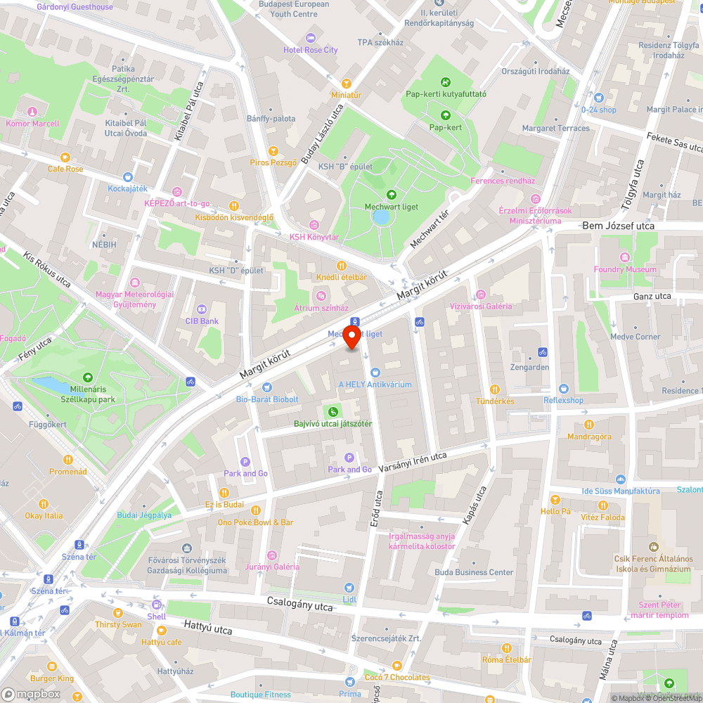 Buktató a járdán bejelentés helye