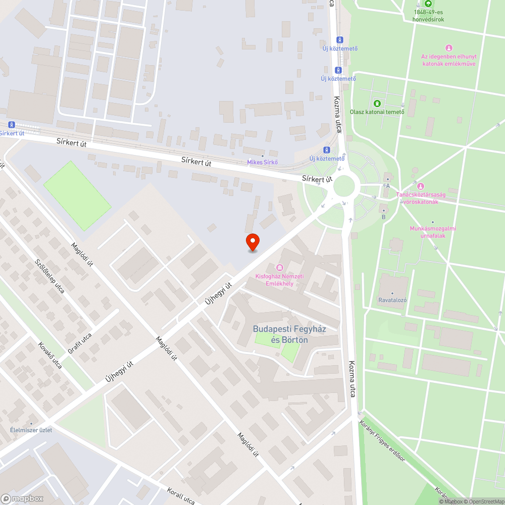 Korhadt fa bejelentés helye