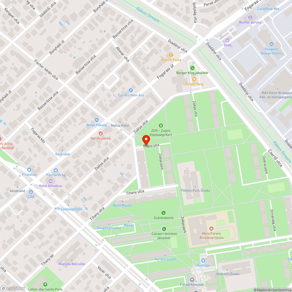 Beszakadt csatorna bejelentés helye