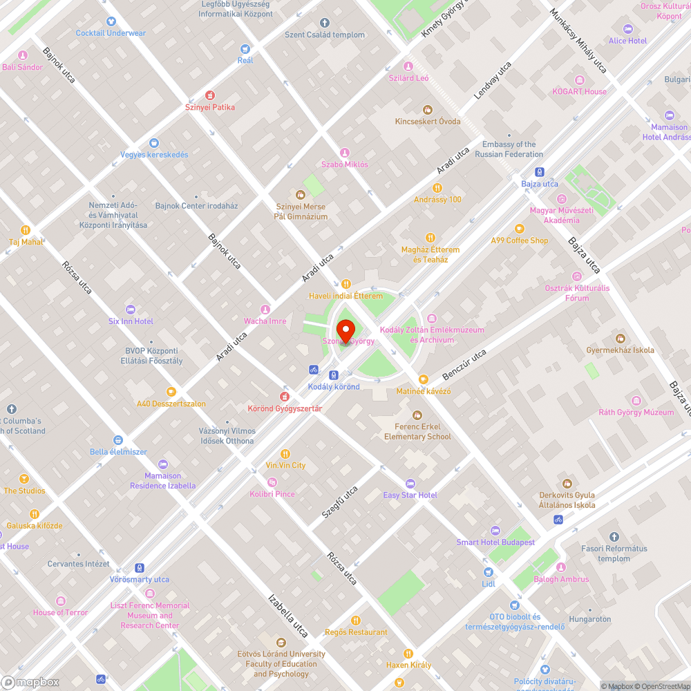 Kopott, graffitis padok a Kodály köröndi buszmegállóban bejelentés helye