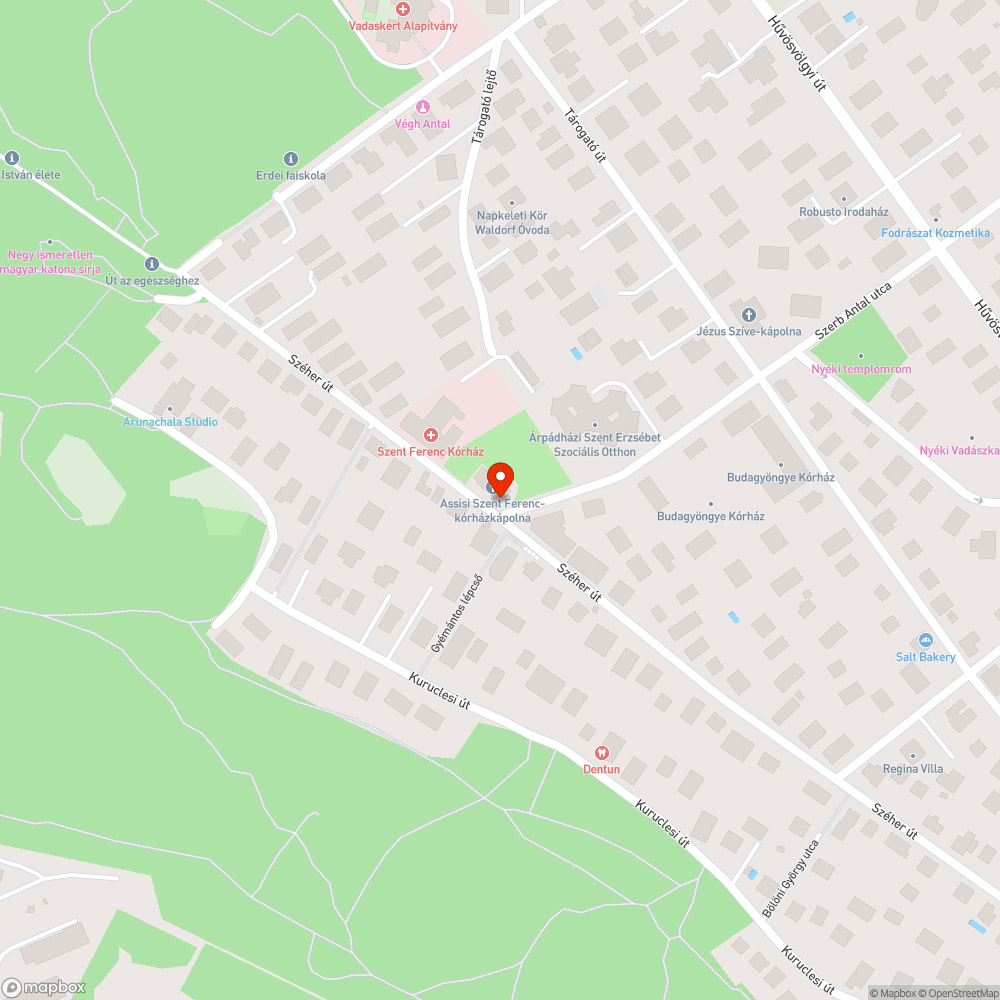 kátyú, megsüllyedt útburkolat bejelentés helye