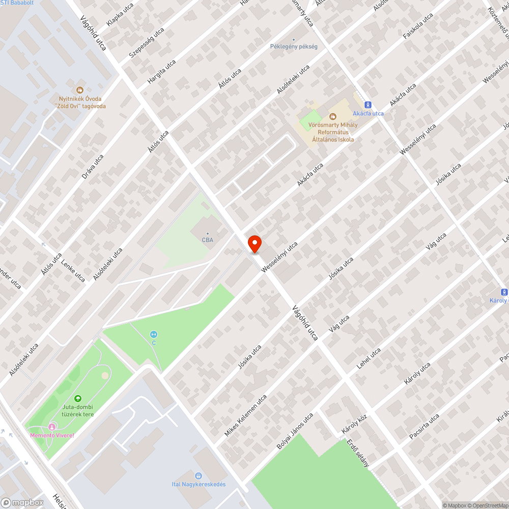 Elhagyott kuka bejelentés helye