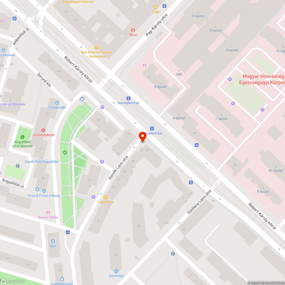 Roncsautó a közterületen bejelentés helye