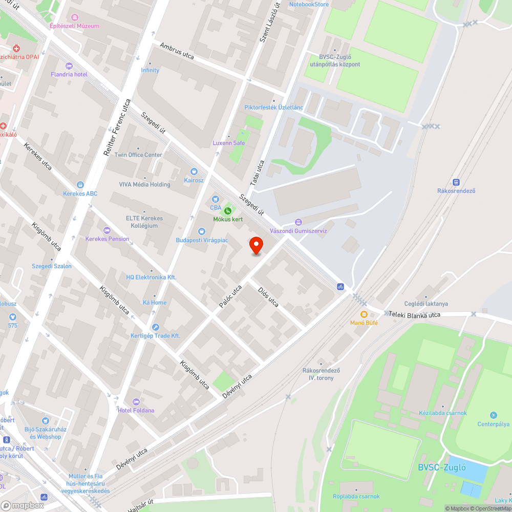 Szeméthalom - Palóc utca bejelentés helye