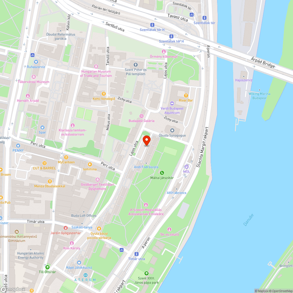 Lajos utca 129. víznyelő hibája bejelentés helye