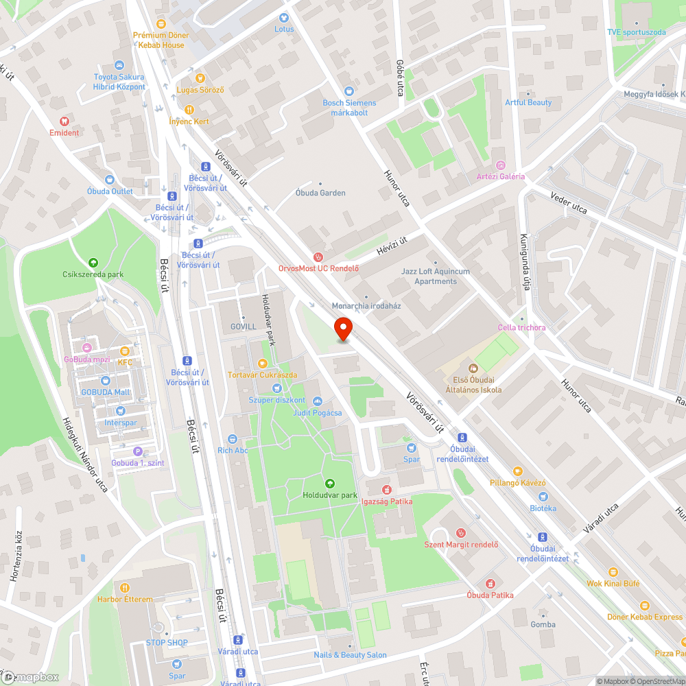 Ágoston utca 3. (Vörösvári út felől) járdahibák javítása bejelentés helye