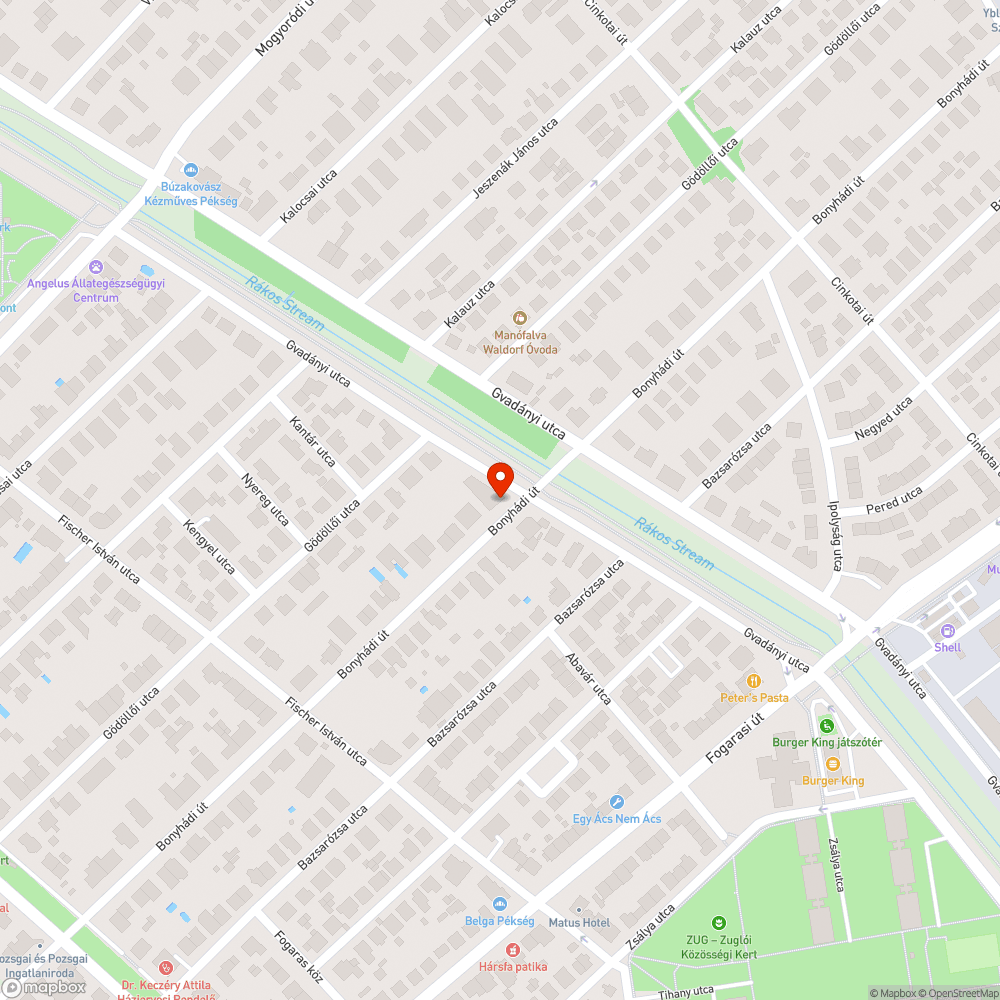 Balesetveszélyes, felpúposodott járda bejelentés helye